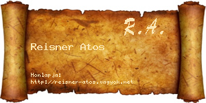 Reisner Atos névjegykártya